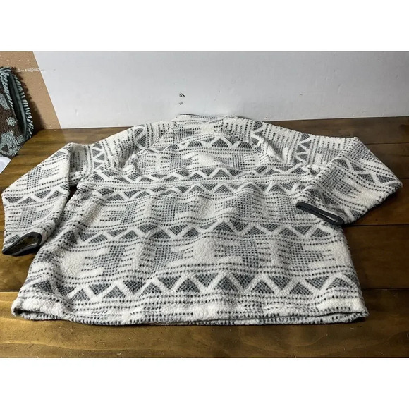 Carhartt Women's Relaxed Fit Fleece Pullover Snap Sherpa Aztec Size 2X(20W-22W) - Picture 11 of 11